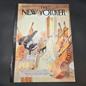 The New Yorker Magazine November 14 2011 Musical-Themed Cover Art Sempe CM2218